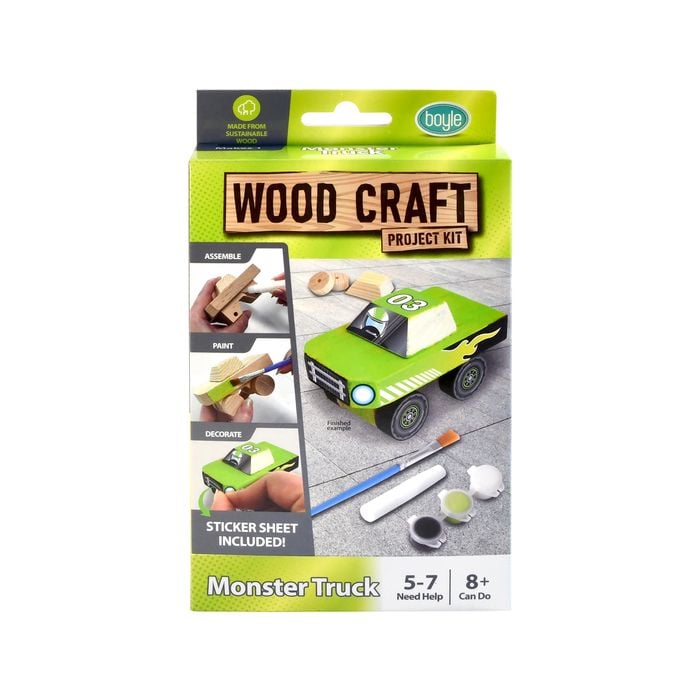 Boyle Wood Craft Project Kit Monster Truck