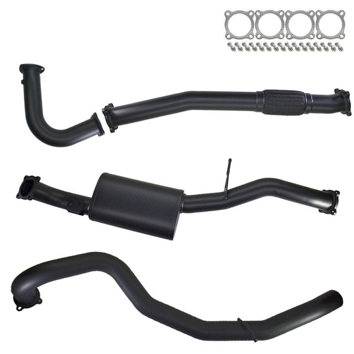 Ignite Exhausts Dump Pipe Back For Nissan Gu Patrol 4.2l Turbo Diesel Wagon 3" Inch / Muffler 409 Stainless Steel
