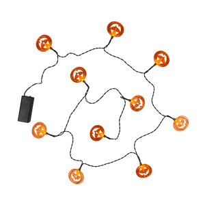 Galah Halloween 10 LED Pumpkin String Lights