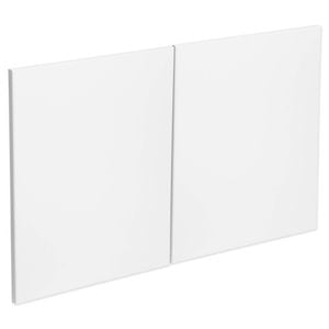 Kaboodle 1000mm Nougat Truffle Modern Fridge Cabinet Doors - 2 Pack