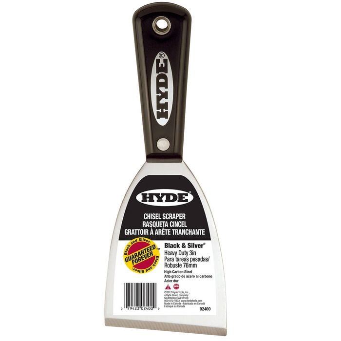 Hyde 75mm Heavy Duty Steel Chisel Scraper