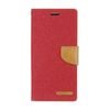 Goospery Canvas Diary case for iPhone 14 - Red