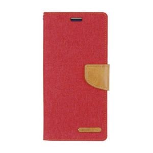 Goospery Canvas Diary case for iPhone 14 - Red