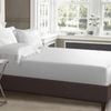 Luxor King Single White 1000TC Silk Silky Feel Satin Fitted Sheet+Pillowcase