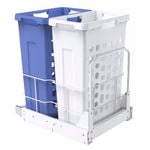 Kaboodle 2 x 35L Base Mount Laundry Hamper