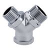 Kinetic - Y Fitting M20 x M15 x F15mm Chrome