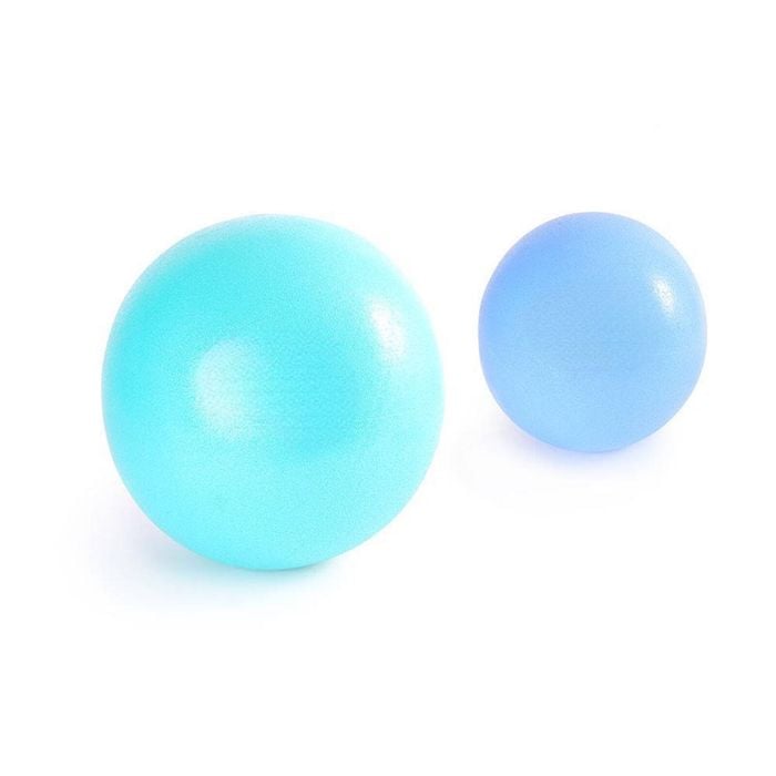 66fit Pilates Soft Balls - Set Of 2 (20cm & 25cm) - Enhance Core Strength & Flexibility