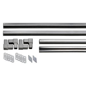Matrix 1815 x 915 x 28mm Charcoal Screen Panel C-Channel Frame Kit