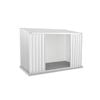 Absco Sheds 3.00 x 1.52 x 2.08m Zincalume Ezislider Double Sliding Door Garden Shed