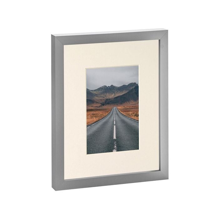 Nicola Spring Photo Frame with 4" x 6" Mount - 8" x 10" - Grey