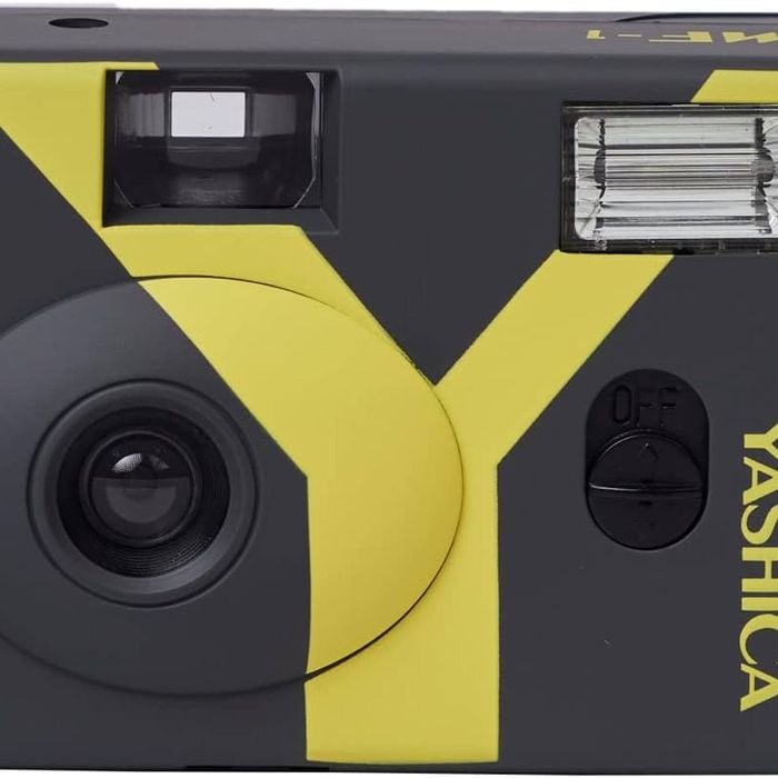 Yashica MF-1 Snapshot Reusable 35mm Film Camera Y Edition Grey