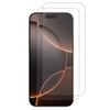 2 Pack MEZON iPhone 16 Pro (6.3") Clear Tempered Glass Screen Protectors