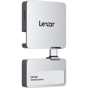 Lexar Professional GO SL400 SSD Silver with Hub - 2TB