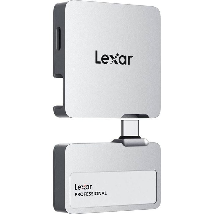 Lexar Professional GO SL400 SSD Silver with Hub - 2TB