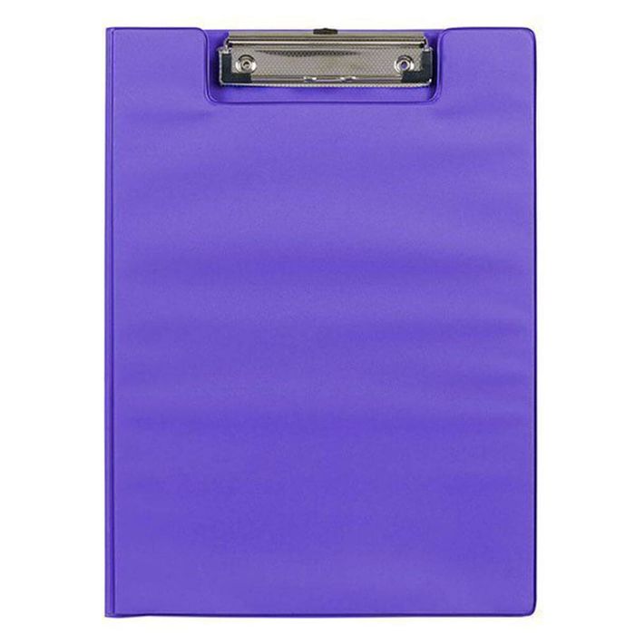 Marbig Plastic Clipfolder (A4) (Purple)