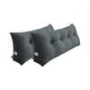 SOGA 2x 120cm Dark Grey Wedge Pillows