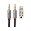 Antsig 3m 3.5mm Shielded Zinc Alloy Connectors with Joiner