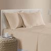 400TC 100% Cotton Sateen Premium Sheet Set 40cm Wall Light Peach Single