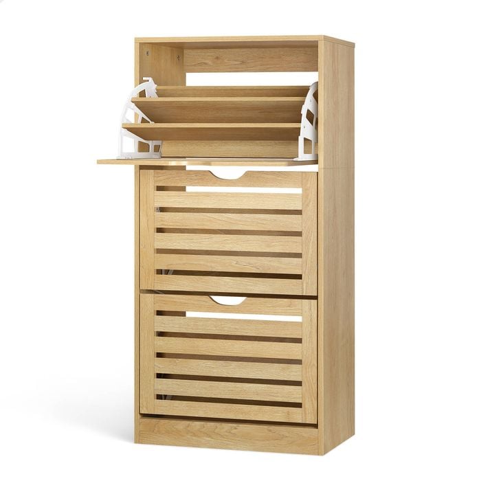 ALFORDSON Shoe Cabinet Storage Rack Wood