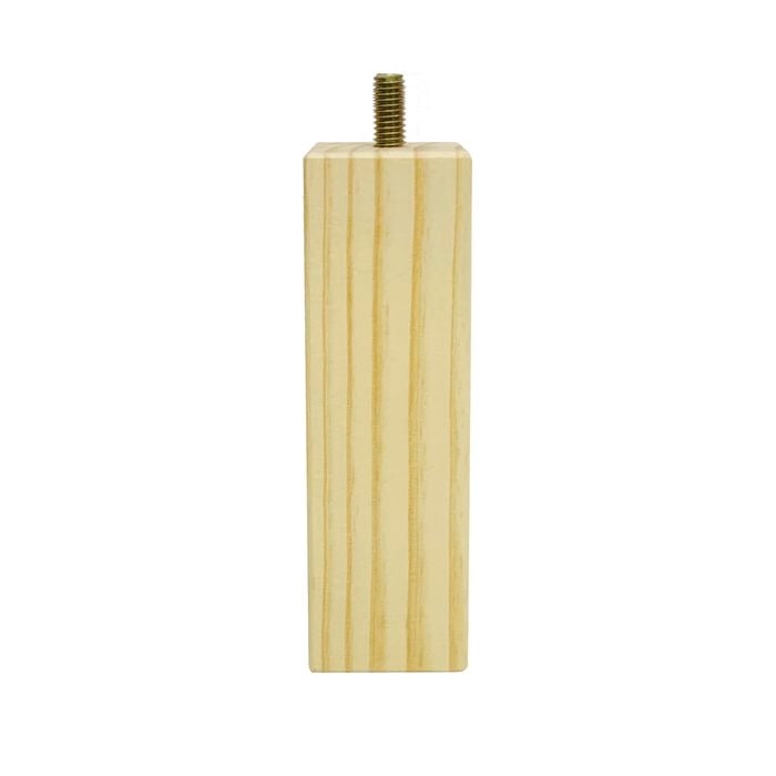 Adoored 150mm Rustic Square Timber Furniture Leg