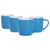 Argon Tableware Coloured Coffee Mugs - 350ml - Pack of 4