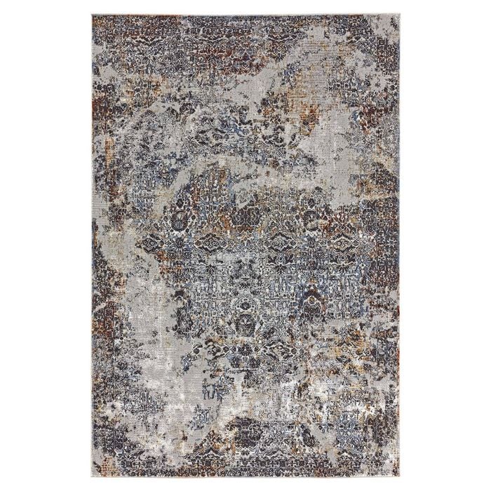Luxe Vintage Textured Rug - Luxe Dark Grey 200 X 290 Cm