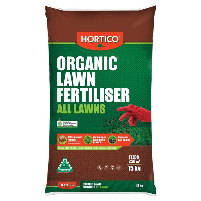 Hortico 15kg Organic Lawn Fertiliser