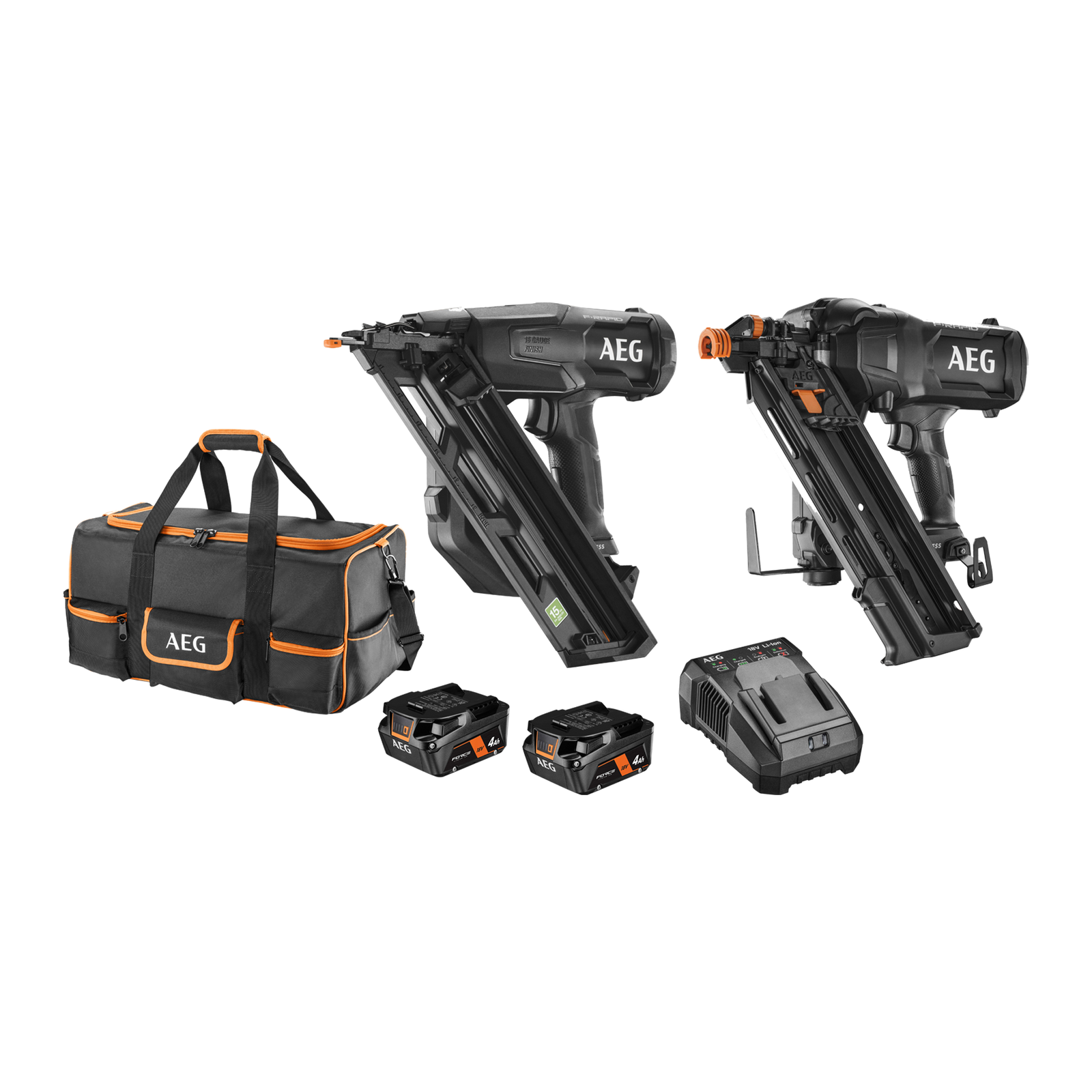 AEG 18V F-RAPID Limited Edition 2-Piece Nailer Combo 4.0Ah FORCE Kit product image