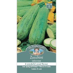 Mr Fothergill's Zucchini Lebanese Seeds