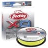 200m Spool of 100lb Berkley X9 Braided Fishing Line- Flame Green 9 Carrier Braid