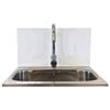 Dissco 565 x 300mm White Laundry Splashback - White