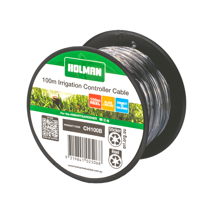Holman 100m Black Wire Irrigation Cable