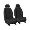 Mitsubishi Triton Dual Cab 2023-On TRADIES Front Black Heavy Duty Canvas Seat Cover
