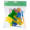 Sponge Brush And Stamp Set 19PCS