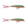 2x Rapala 6cm X Rap Jerkbait/Slashbait Hard Body Fishing Lures - Brook Trout