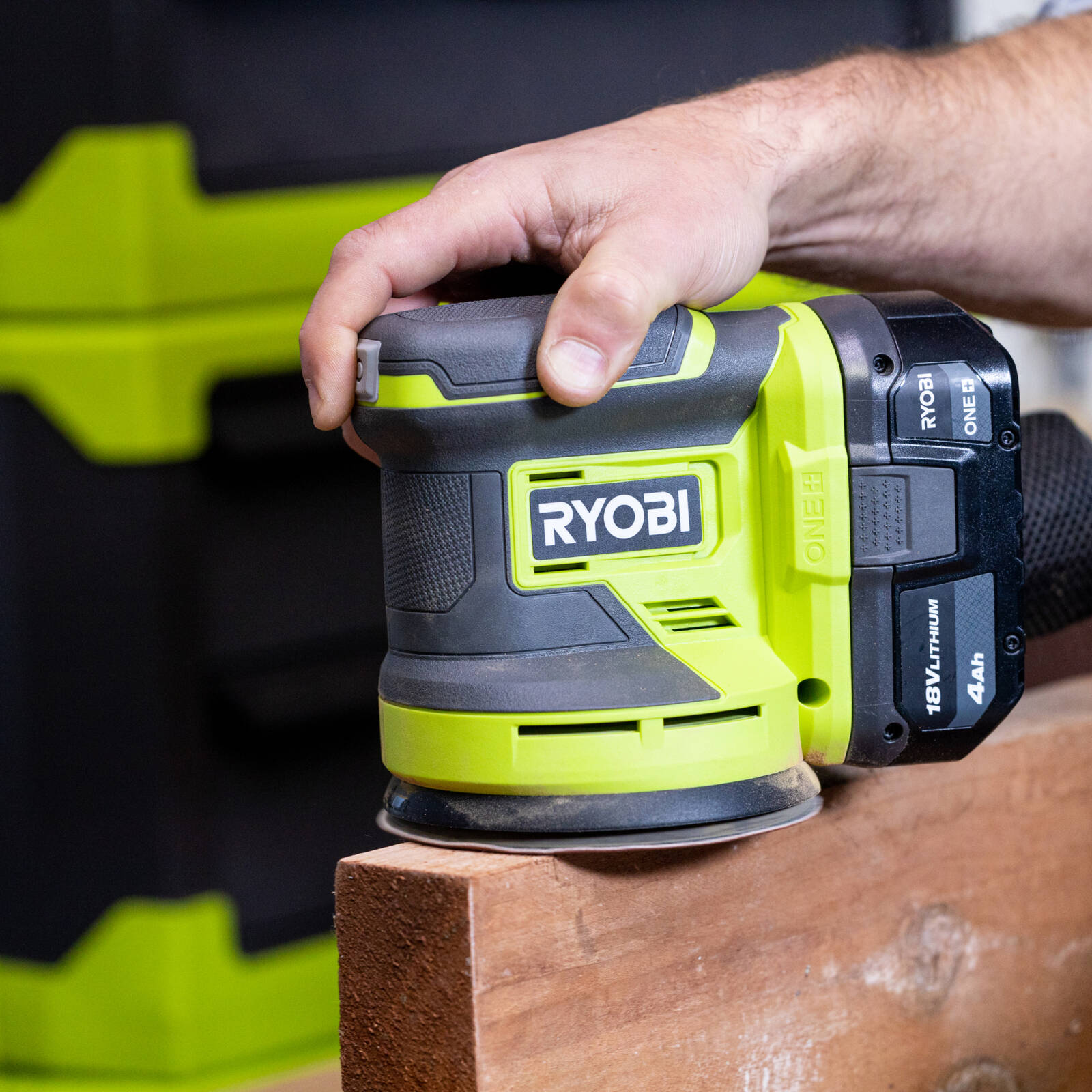 Ryobi 18V ONE Random Orbital Sander RROS18 Tool Only Bunnings Australia