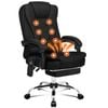 ALFORDSON Office Chair Massage Heated Fabric Black