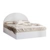 Oikiture Bed Frame Queen Size Gas Lift Storage Boucle