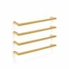 600mm Round Brushed Gold PVD Single Heated Rail