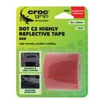 Croc Grip 48mm x 2m Red DOT C2 Highly Reflective Tape