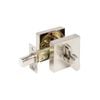 Zanda 65x65mm Diameter Brushed Nickel Triad Slimline Square Single Deadbolt (Key/Turn)