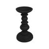 Maine & Crawford Kelli Mdf 20.5cm Taper Candle Holder - Matte Black