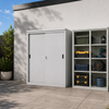 ITONOV Mini-shed Outdoor Storage Box 1500*1200*570 white