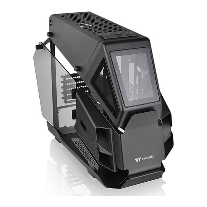 Thermaltake AH T200 Tempered Glass Panels Micro-ATX Computer Case - Black [CA-1R4-00S1WN-00]