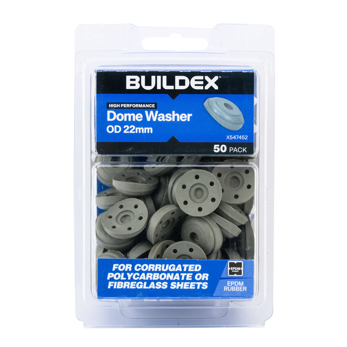 Buildex OD 22 mm EPDM Rubber - 50 Pack - Bunnings New Zealand