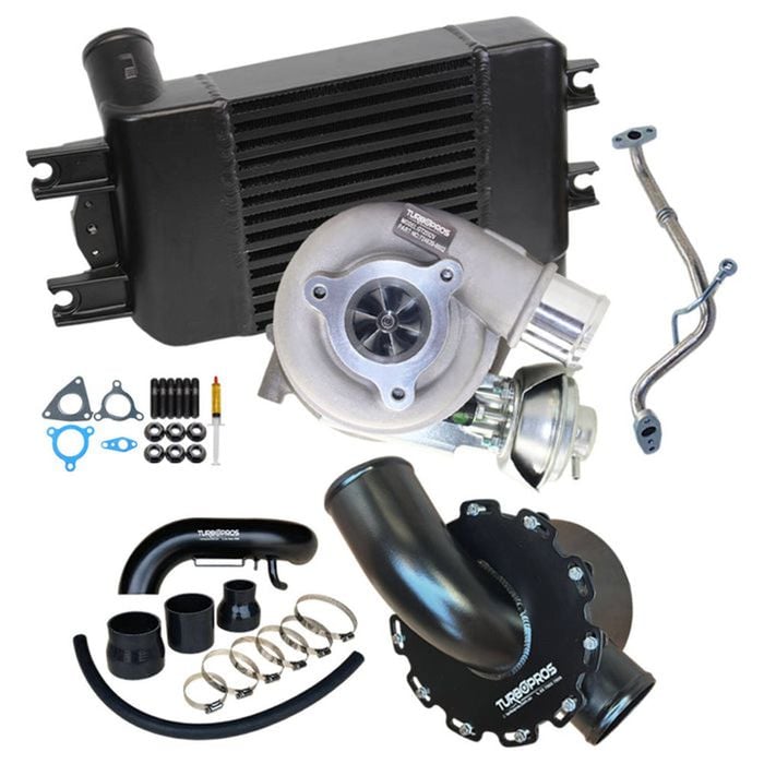 Upgrade Turbo, Intercooler, Airbox And Piping Kit For Nissan Patrol Zd30 3.0l 2007 Onwards