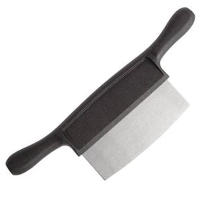 Hygiplas Chopping Board Scraper Heavy Duty Two-handed L400 Black 360mm Commercial Kitchen Tool