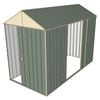 Build-a-Shed 1.5 x 3.0 x 2.3m Front Gable Single Sliding and Double Sliding Door Shed - Green