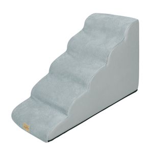 BingoPaw 5-Steps Dog Ramp High Density Foam Pet Stair