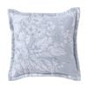 Bianca Whispering Lily Square Powder Blue Provincial Decor Cushion 43x43cm